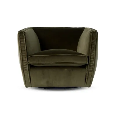 Rashi Swivel Chair Surrey Olive