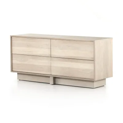 Bodie 4-Drawer Dresser Ashen Walnut