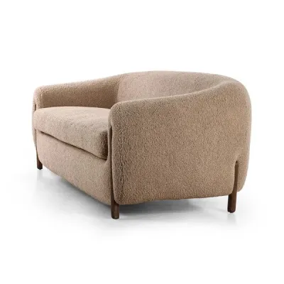 Lyla Sofa 86" Sheepskin Camel