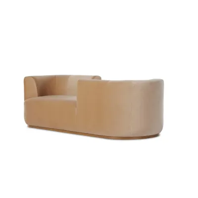 Deandra Tete A Tete Chaise Surrey Camel