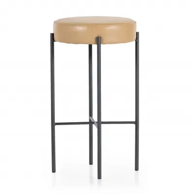 Nocona Bar Stool Natural Leather