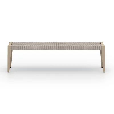 Sherwood Outdoor Dining Bench Brown