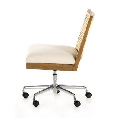 Antonia Armless Desk Chair Toasted Nettlewood
