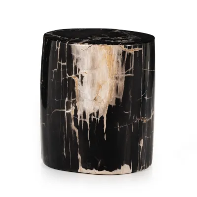 Kos End Table Dark Petrified Wood