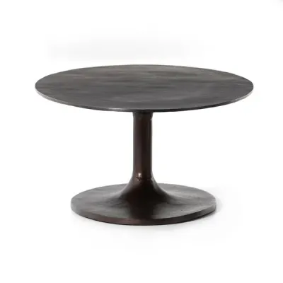 Simone Oval Coffee Table Antique Rust