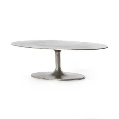 Simone Oval Coffee Table Raw Antique