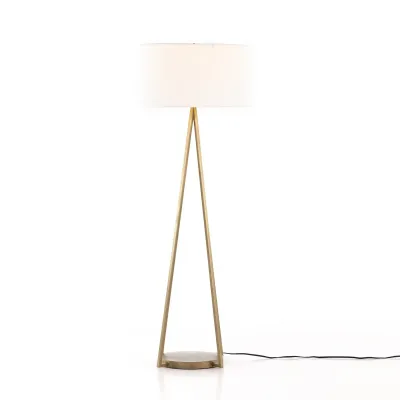 Walden Floor Lamp Antique Brass