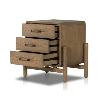 Caroline Nightstand Smoked Oak