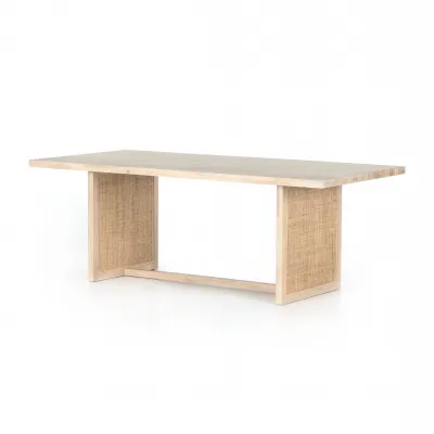 Clarita Dining Table White Wash Mango