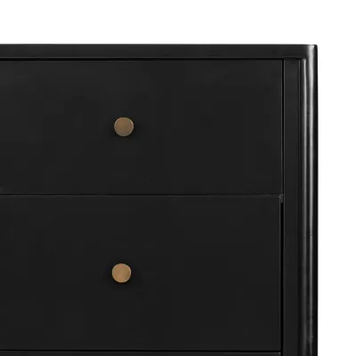 Soto 5 Drawer Dresser Black