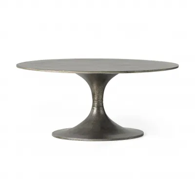 Simone Round Coffee Table Raw Antique