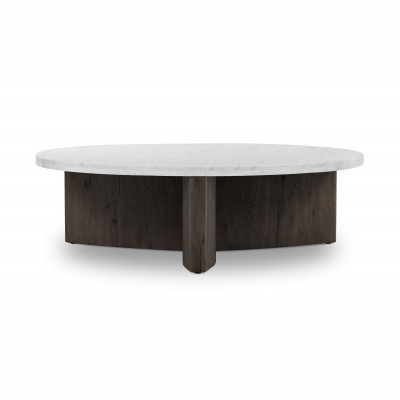 Toli Coffee Table Italian White Marble