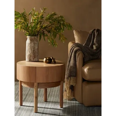 Atmore End Table Natural Acacia