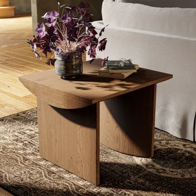 Pickford End Table Dusted Oak Veneer