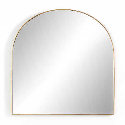 Georgina Wide Arch Mirror Polished Brass