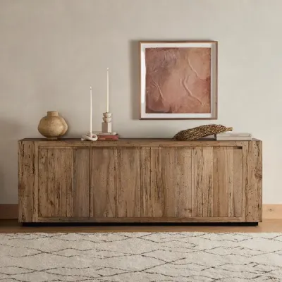 Abaso Sideboard Rustic Wormwood Oak