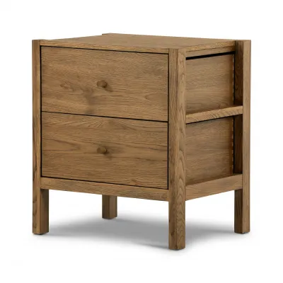 Meadow Nightstand Tawny Oak