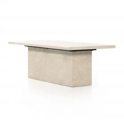 Arum Coffee Table Cream Marble