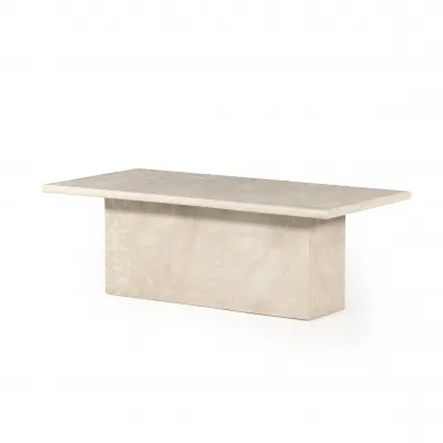 Arum Coffee Table Cream Marble