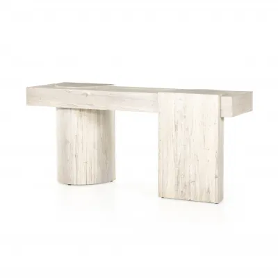 Georgie Console Table Bleached Spalted