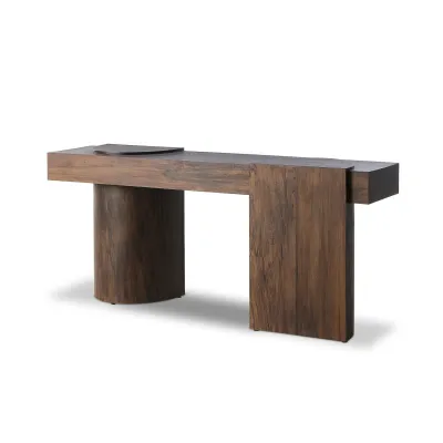 Georgie Console Table Dark Spalted Primavera