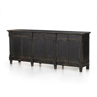 Marjorie Sideboard Distressed Black