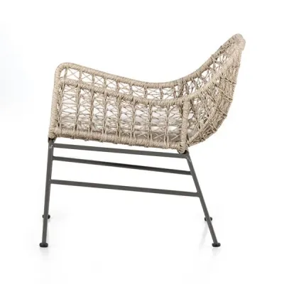 Bandera Outdoor Chair with Cushion Grey