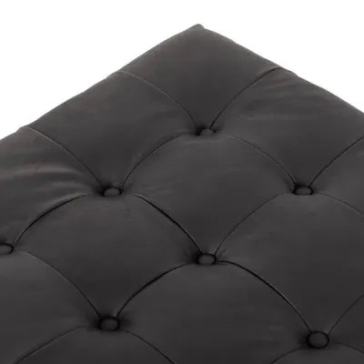 Halston Ottoman Heirloom Black