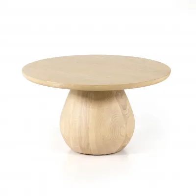 Merla Wood Bunching Table Light Natural