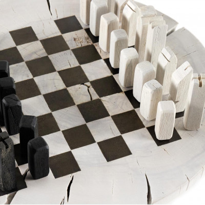 Modern Chess Set Ivory