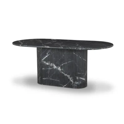 Oranda Dining Table Black Marble