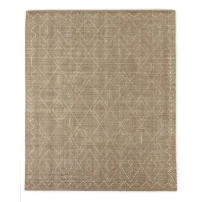 Nador Moroccan Hand Knotted Rugs Taupe