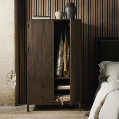 Ophelia Armoire Aged Brown