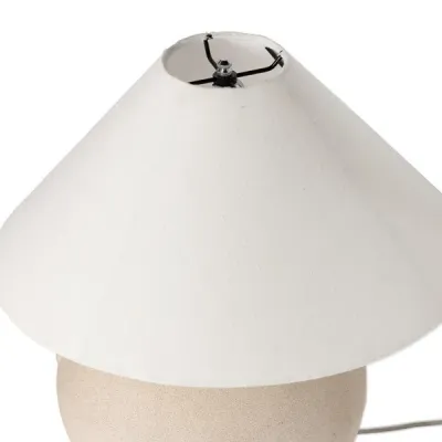 Mays Table Lamp Light Sand Porcelain