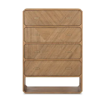 Caspian 4-Drawer Dresser Natural Ash