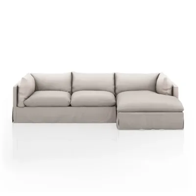 Habitat 2 Piece Right Arm Facing Sectional 115'' Moon