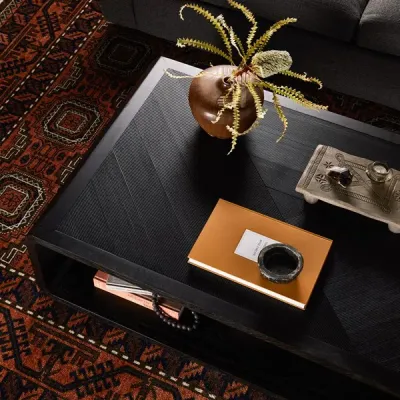 Caspian Coffee Table Black Ash