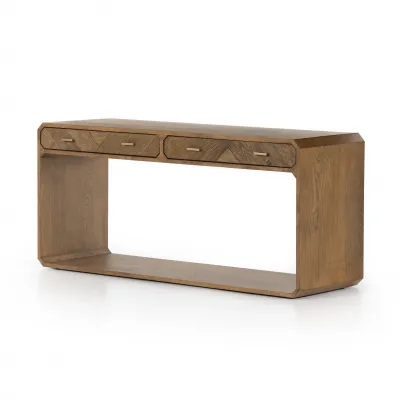 Caspian Console Table Natural Ash