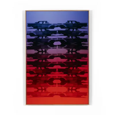 Cars Piled Up By Getty Images 32X48" Photograph