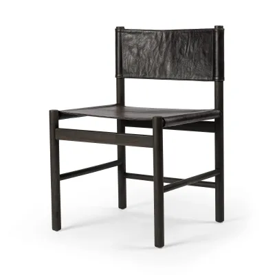 Kena Dining Chair Charcoal Parawood