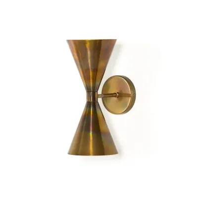 Clement Sconce Burnt Brass