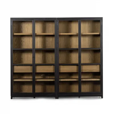 Millie Double Cabinet Matte Black