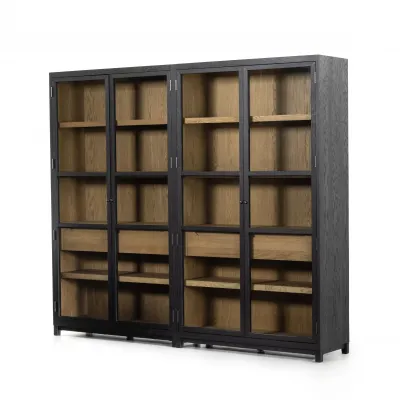 Millie Double Cabinet Matte Black