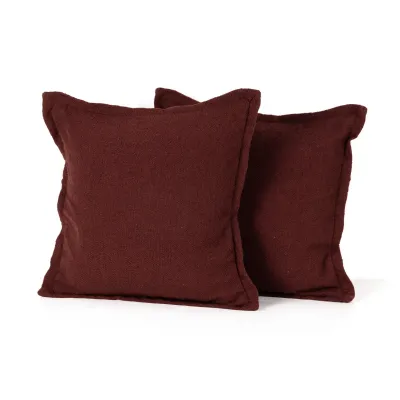 Baja Outdoor Pillow Cover Ruby 24" x 24"