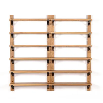 Pivott Shelf Set of Four Natural Oak Veneer