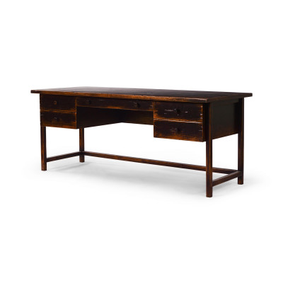 Reign Desk Distressed Walnut