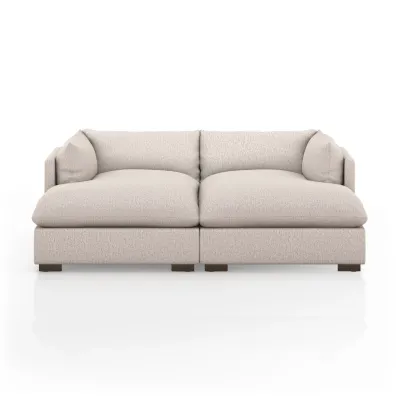 Westwood Double Chaise Sectional 87” Pebble