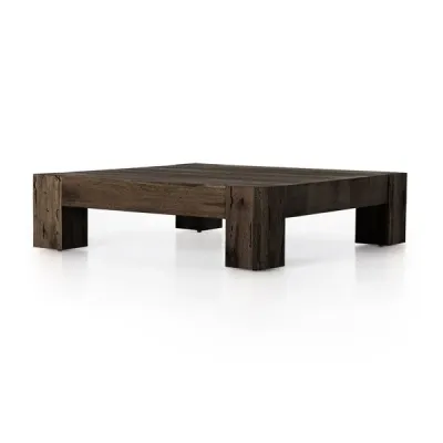 Abaso Coffee Table Ebony Rustic