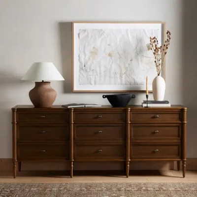 Toulouse 9-Drawer Dresser Toasted Oak