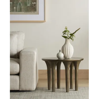 Kelden End Table Aged Bronze